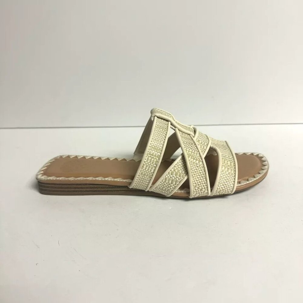 Vince Camuto Womens Lisbath Sandal White Size 7.5 M